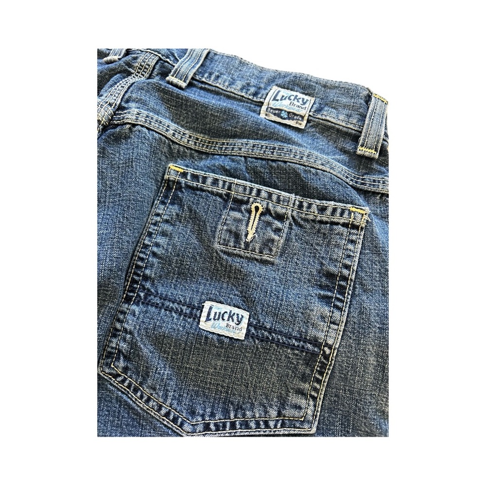 Lucky Brand Dark Blue Denim Dungarees